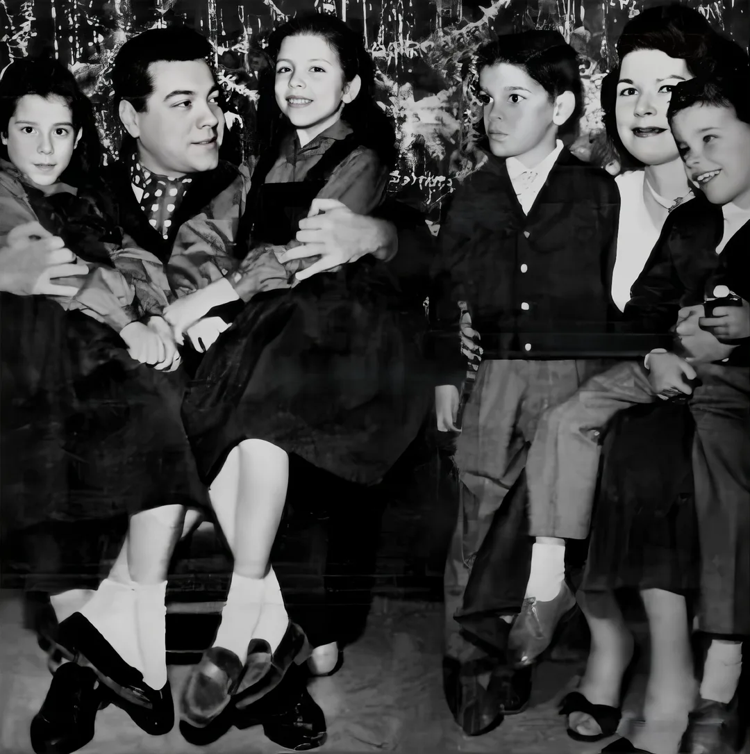 On the Warner Brothers' lot, 1955