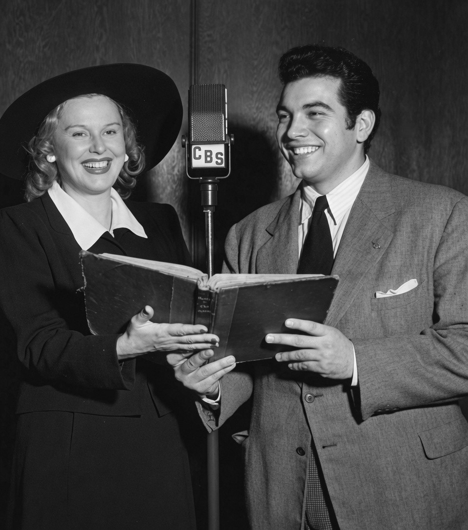 with Jean Tennyson 1945